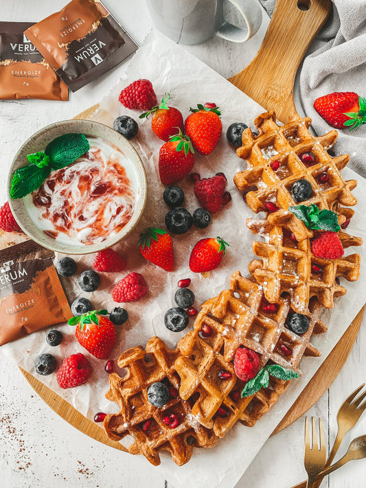 Verum Cacao Energize wafels met rood fruit