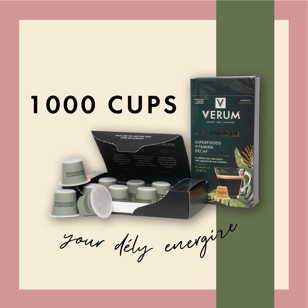 Verum Dély Energize 1000 cups