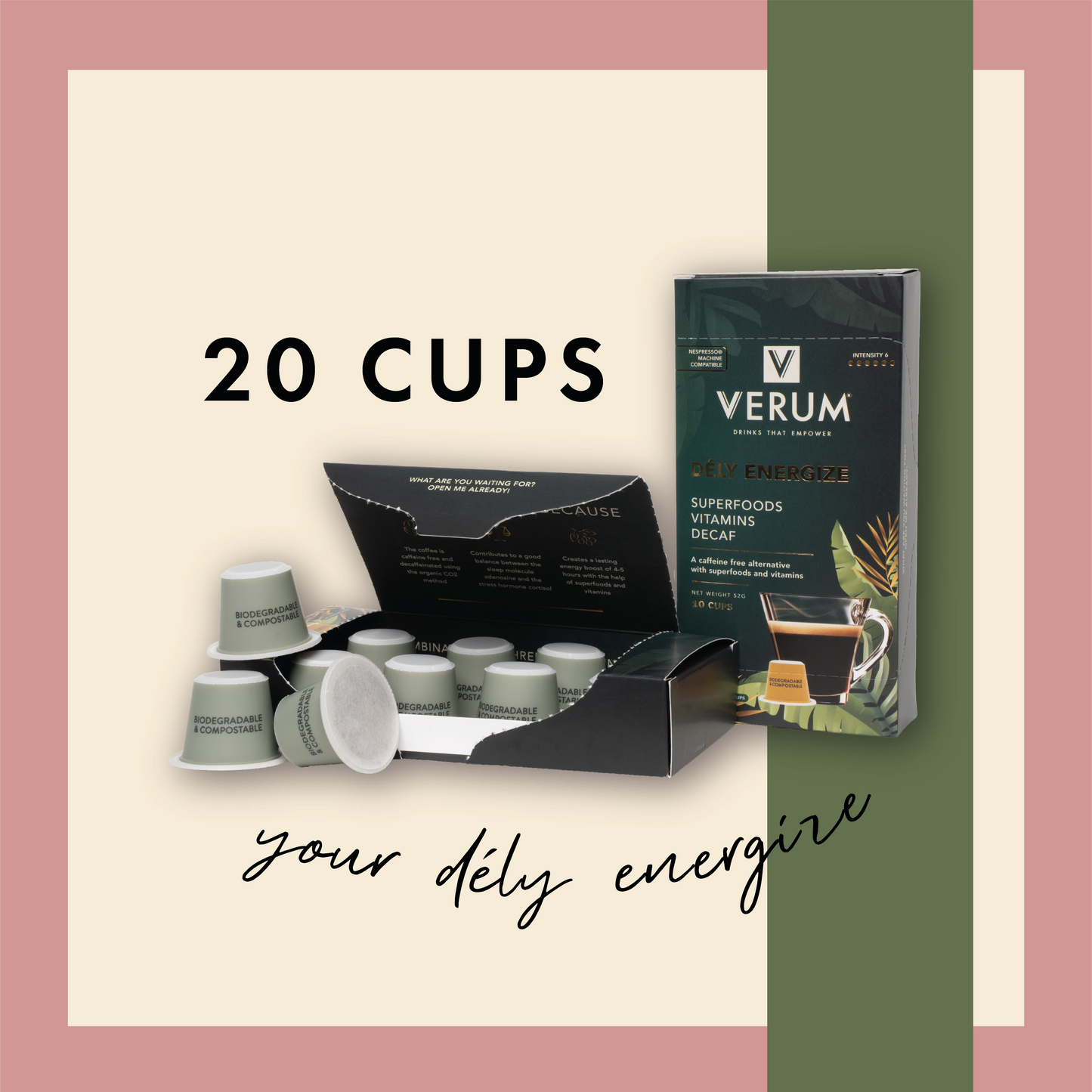 Verum Dély Energize 20 cups